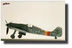 Focke Wulf Fw190 D. Scratch built in metal by Rojas Bazán. 1:15 scale.